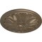 Ekena Millwork Bordeaux Ceiling Medallion (Fits Canopies up to 3 1/4"), 22 5/8"OD x 1 3/4"P, Warm Silver CM22BOWSS - alternate 3